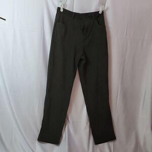 BILL BLASS STRETCH, NEW, WOMEN'S GREEN  VELVETY SOFT PANTS, SIZE 10
